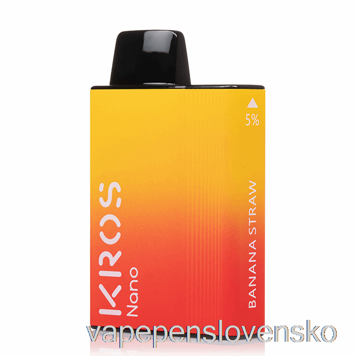 Kros Nano 5000 Jednorazová Cigareta Banán Jahoda Vape